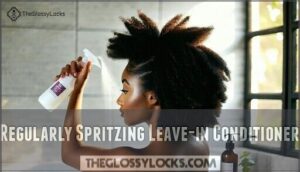 regularly spritzing leave-in conditioner
