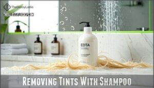 removing tints with shampoo