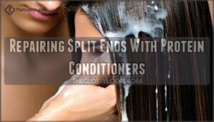 repairing split ends with protein conditioners