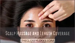 scalp massage and length coverage scalp massage and length coverage