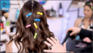 sectioning hair for application