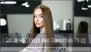 securing styles and combating frizz