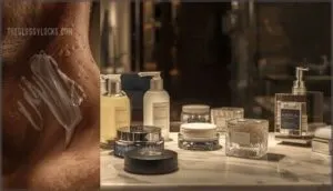 selecting shaving creams, soaps, and gels