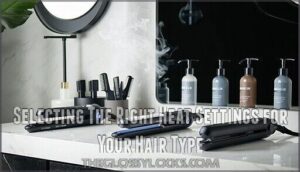 selecting the right heat settings for your hair type