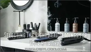 selecting the right heat settings for your hair type