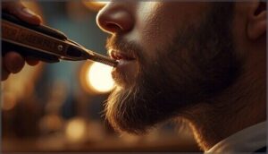 shaping the jawline and sideburns shaping the jawline and sideburns