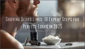 shaving beard lines
