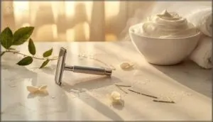 shaving direction and pressure tips