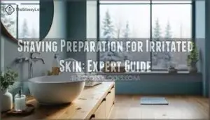 shaving preparation for irritated skin