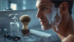 shaving technique for less irritation