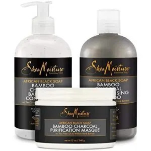 Shea Moisture Shampoo, Conditioner and B08P7TFZZJ