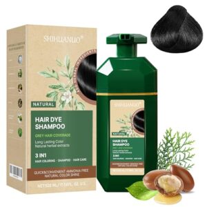 SHIHUANUO Black Hair Dye Shampoo B0DPFNT6FH