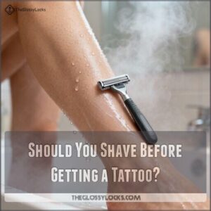should you shave before getting a tattoo