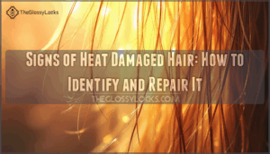 signs of heat damaged hair