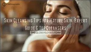 skin cleansing tips for mature skin