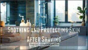soothing and protecting skin after shaving soothing and protecting skin after shaving