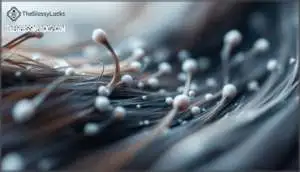 split ends and white nodules