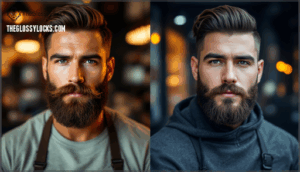 square and round face shapes