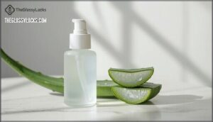 step 4: serum with hyaluronic acid and vitamin b5
