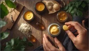 storing and applying homemade beard balm