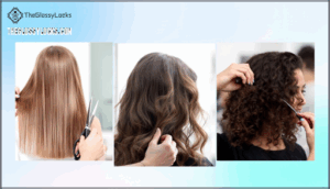 techniques for straight, wavy, and curly hair
