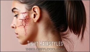 tight hairstyles