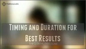 timing and duration for best results