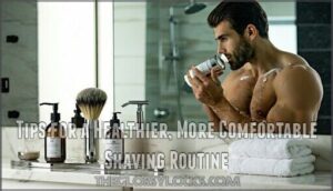 tips for a healthier, more comfortable shaving routine