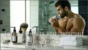 tips for a healthier, more comfortable shaving routine