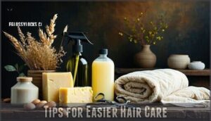 tips for easier hair care