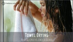 towel drying