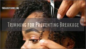 trimming for preventing breakage