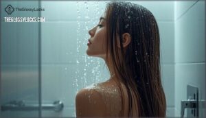 use cold water for a final rinse