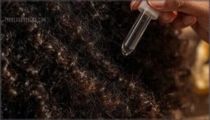 use lightweight anti-frizz serums