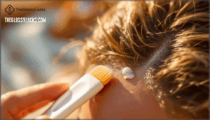 using brush-on and stick sunscreens