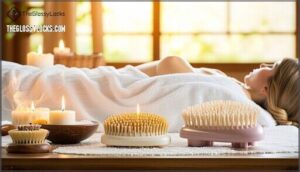 using brushes and scalp massagers