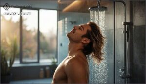 using cold water rinses