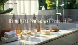 using heat protectant products