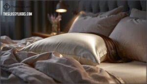 using silk or satin pillowcases