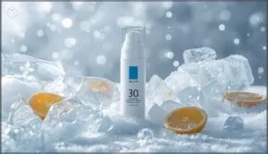 using sunscreen to protect from winter dryness