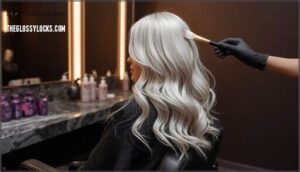 using toner for platinum blonde
