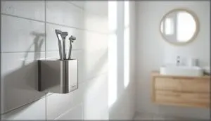 wall-mounted dispensers to save space