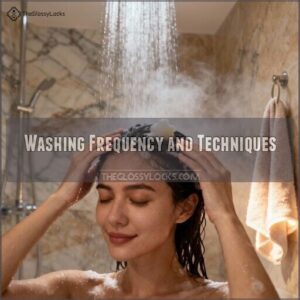 washing frequency and techniques