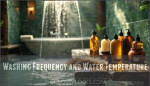 washing frequency and water temperature washing frequency and water temperature