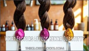 what factors affect henna quantity