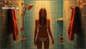 what to avoid when showering after tanning
