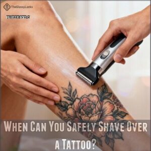 when can you safely shave over a tattoo