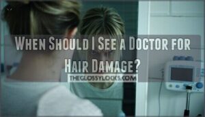 when should i see a doctor for hair damage
