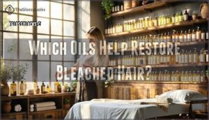 which oils help restore bleached hair