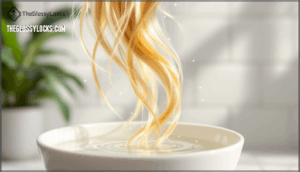 why vinegar is effective for treating hair brassiness